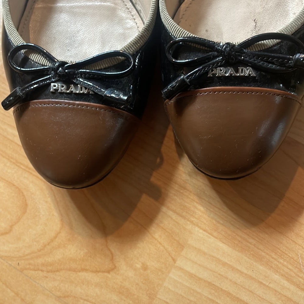 Prada leather ballet flats - Picture 4 of 5